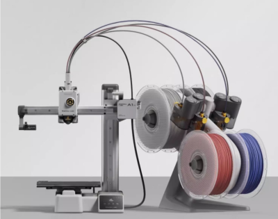 拓竹A1 mini 3D打印机桌面家用FDM全自动调平多色高速3d打印机器BambuLab